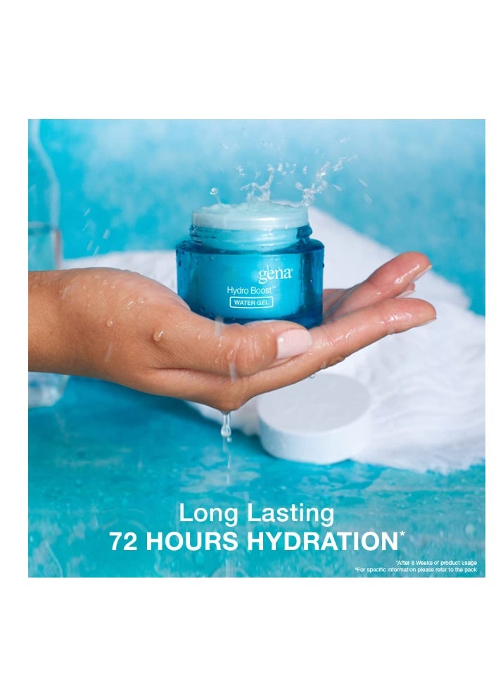 جينا جل هيدرو بوست المائي 50 مل - ترطيب خفيف للبشرة العادية إلى المختلطة مع ترطيب يدوم طويلاً وإشراقة ناعمة - Image 5